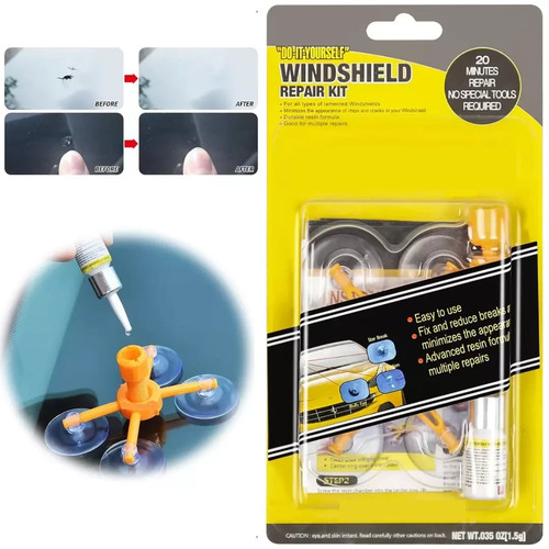 Car windshield repair kit fix - car,