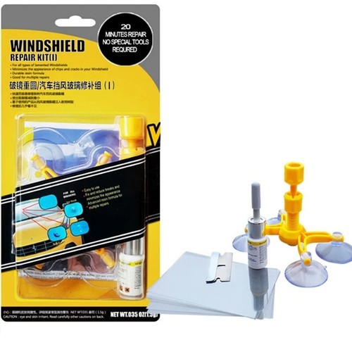Car windshield repair kit fix - car,