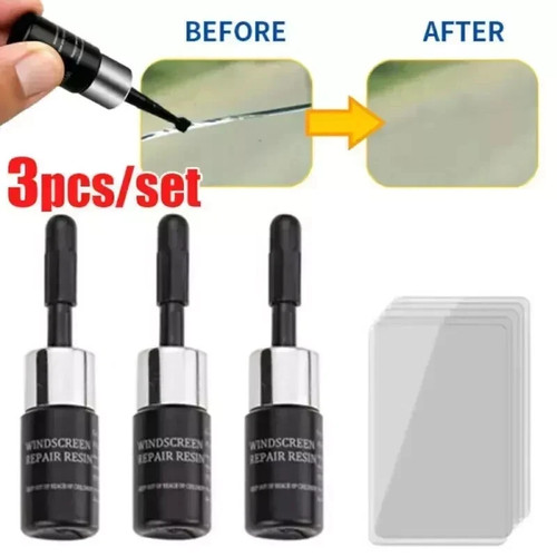 Windshield repair kit fix - 3x,