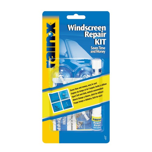 Rain windscreen repair kit - windscreen,