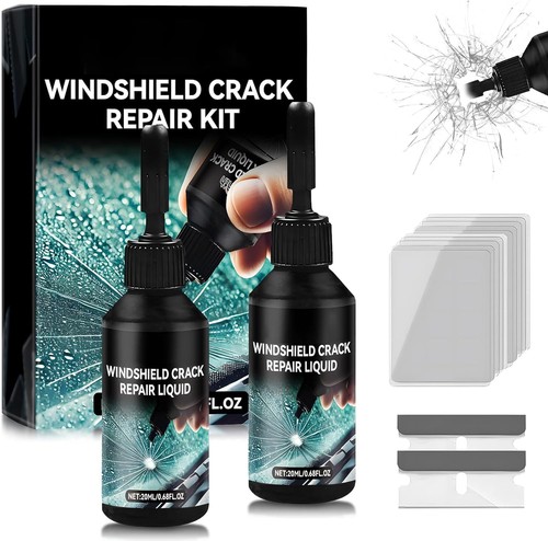 Windshield repair kit fix - kit,