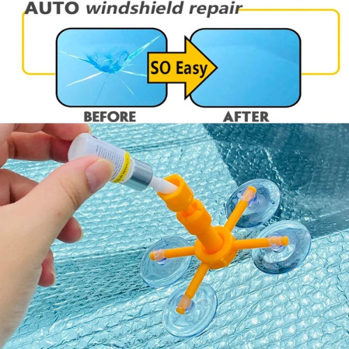 Car windshield repair kit fix - windshield,