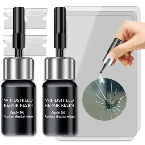 Windshield repair kit fix - windshield,