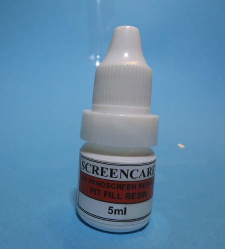 Windscreen repair pit fill - windscreen, uv