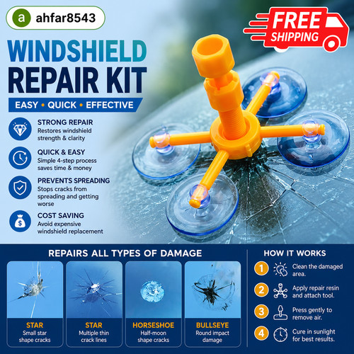 Diy windshield repair kit - windshield,